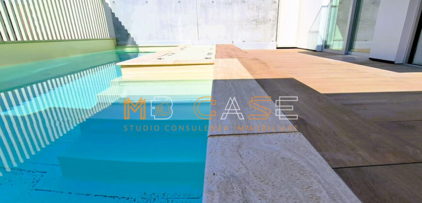 PRESTIGIOSO TRILOCALE DUPLEX NUOVO con PISCINA