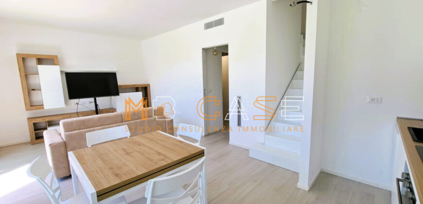 PRESTIGIOSO TRILOCALE DUPLEX NUOVO ARREDATO con PISCINA