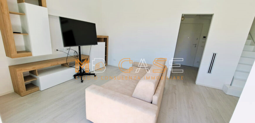 PRESTIGIOSO TRILOCALE DUPLEX NUOVO ARREDATO con PISCINA