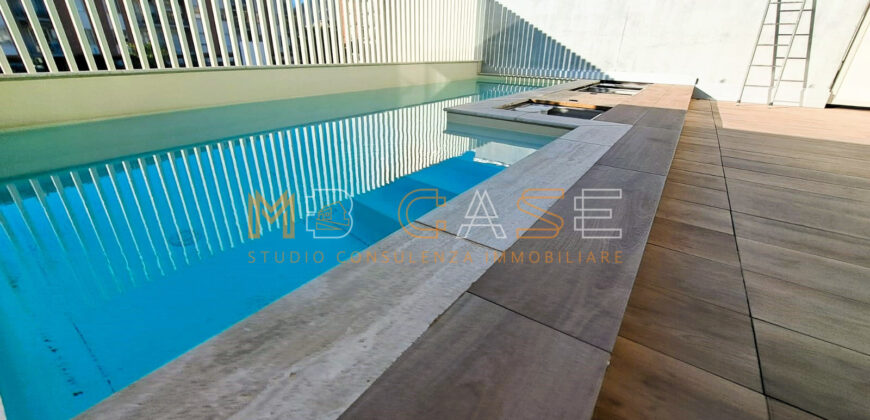 PRESTIGIOSO TRILOCALE DUPLEX NUOVO con PISCINA