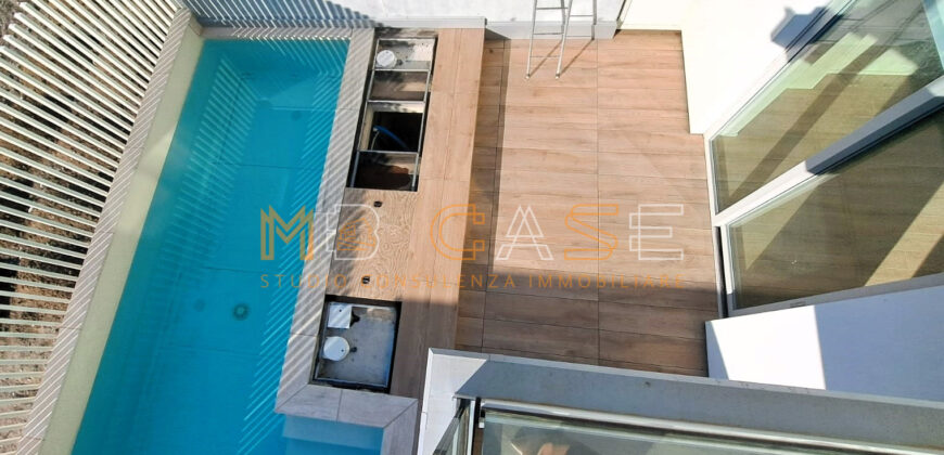 PRESTIGIOSO TRILOCALE DUPLEX NUOVO con PISCINA