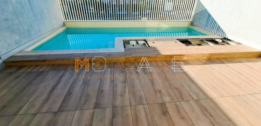 PRESTIGIOSO TRILOCALE DUPLEX NUOVO con PISCINA