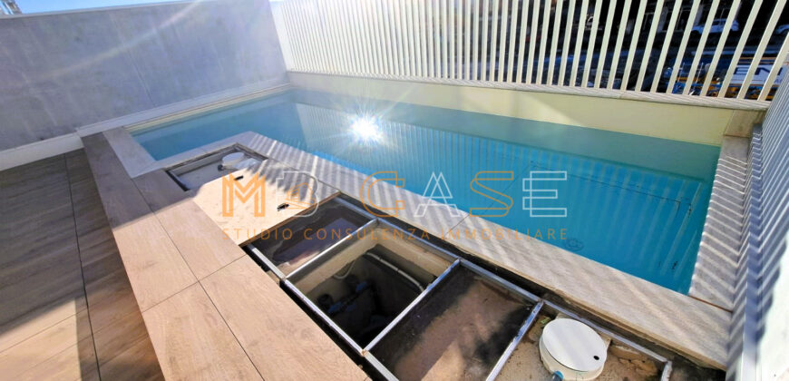 PRESTIGIOSO TRILOCALE DUPLEX NUOVO con PISCINA