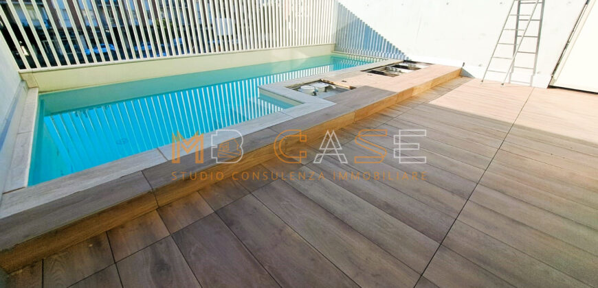 PRESTIGIOSO TRILOCALE DUPLEX NUOVO con PISCINA