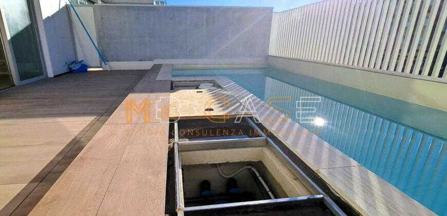 PRESTIGIOSO TRILOCALE DUPLEX NUOVO con PISCINA