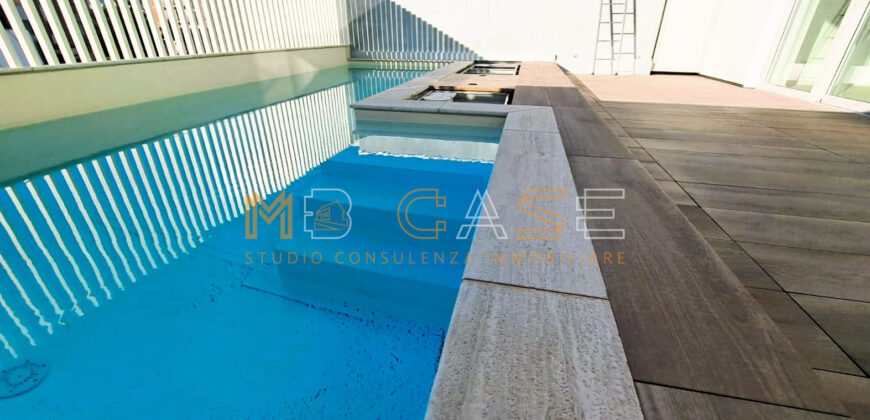 PRESTIGIOSO TRILOCALE DUPLEX NUOVO con PISCINA