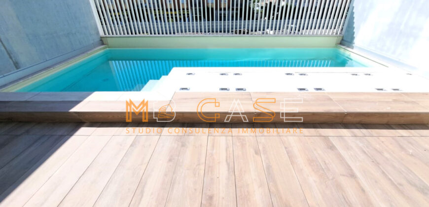 PRESTIGIOSO TRILOCALE DUPLEX NUOVO con PISCINA