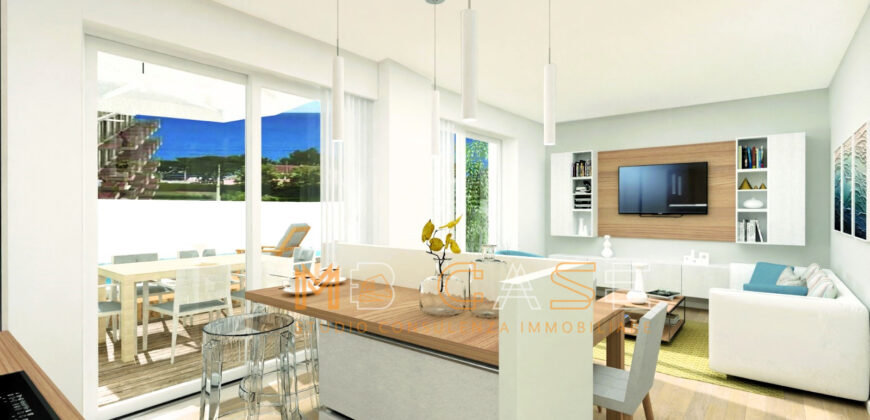 PRESTIGIOSO TRILOCALE DUPLEX NUOVO con PISCINA