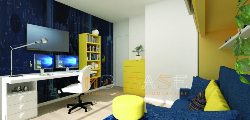 PRESTIGIOSO TRILOCALE DUPLEX NUOVO con PISCINA