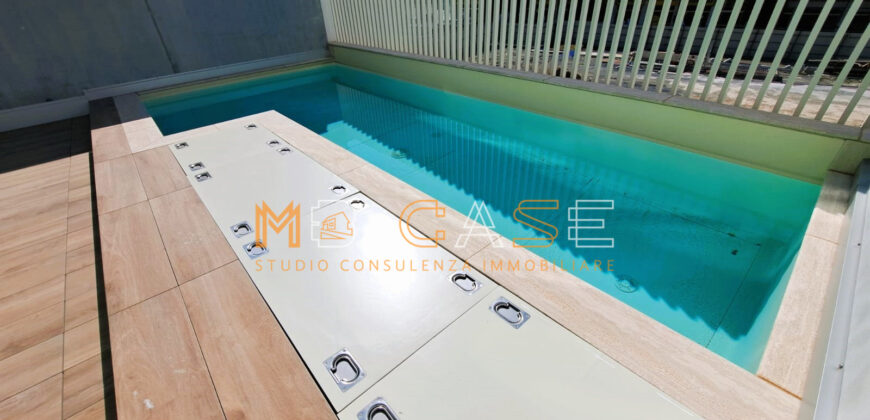 PRESTIGIOSO TRILOCALE DUPLEX NUOVO con PISCINA