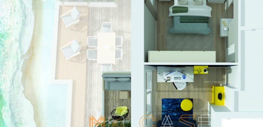 PRESTIGIOSO TRILOCALE DUPLEX NUOVO con PISCINA