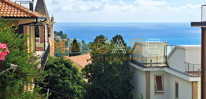 Luminoso Appartamento Quadrilocale con Vista Mare – Moglio, Alassio